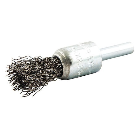 End Brush, Crimped, 1/2" dia., 25000 rpm