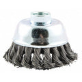 Cup Brush, Knotted, 2-3/4" dia., Arbor Hole