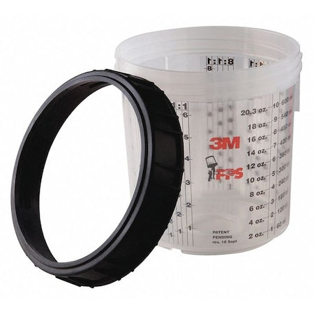 Midi Cup Liner, 13.5 oz. Size, Plastic, PK2