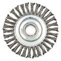 Wire Wheel Brush, Twisted, Carbon Steel