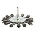 Wire Wheel Brush, Knotted, Carbon Steel