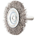 Wire Wheel Brush, Crimped, Carbon Steel