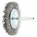 Wire Wheel Brush, Crimped, Carbon Steel