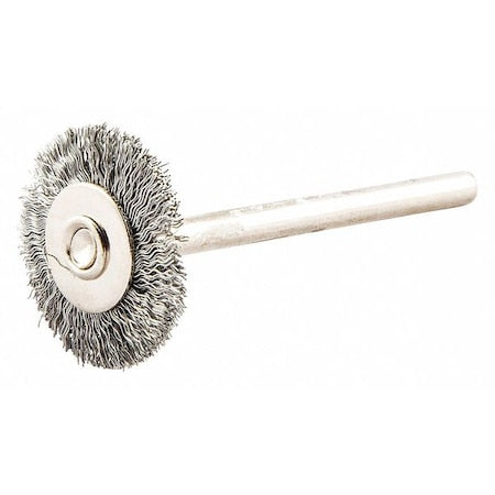 Wire Wheel Brush, Crimped, Brass