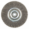 Wire Wheel Brush, Crimped, Carbon Steel