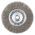 Wire Wheel Brush, Crimped, Carbon Steel
