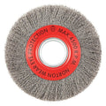 Wire Wheel Brush, Crimped, Carbon Steel