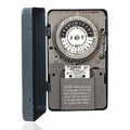 Electromechanical Timer, 24 hr, SPDT, Metal