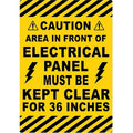 Floor Sign, 20 in H, 14 in W, Vinyl, Vertical Rectangle, English, FS-2014-610