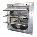 Shutter Mount Exhaust Fan, 10 in Blade Dia, Variable Speed, 625 CFM, Totally Enclosed Air Over