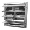 Shutter Mount Exhaust Fan, 16 in Blade Dia, 1/10 hp, 1 Phase, Variable Speed, 1381 cfm, 115V AC