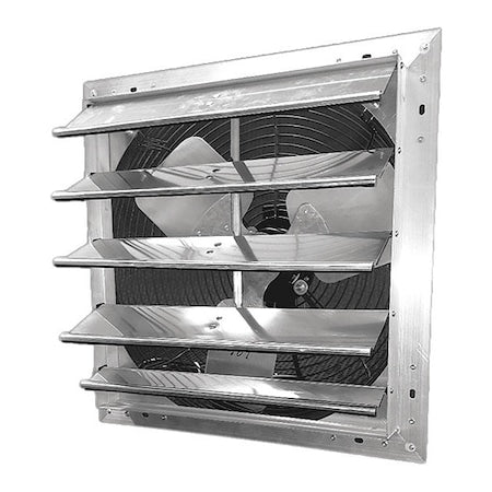 Shutter Mount Exhaust Fan, 18 in Blade Dia, 1/8 hp, 1 Phase, Variable Speed, 1785 cfm, 115V AC