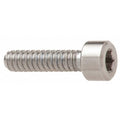 M6-1.00 Socket Head Cap Screw, Socket, Plain 316 Stainless Steel, 35 mm Length