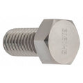 316, M6-1.00 Hex Head Cap Screw, Plain Stainless Steel, 12 mm L