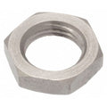 Hex Nut, 3/8"-16, 316 Stainless Steel, Not Graded, Plain, 7/32 in Ht