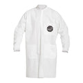 ProShield 10 Disposable Lab Coat, ProShield(R), Snaps Closure, White, 4XL, 30 PK