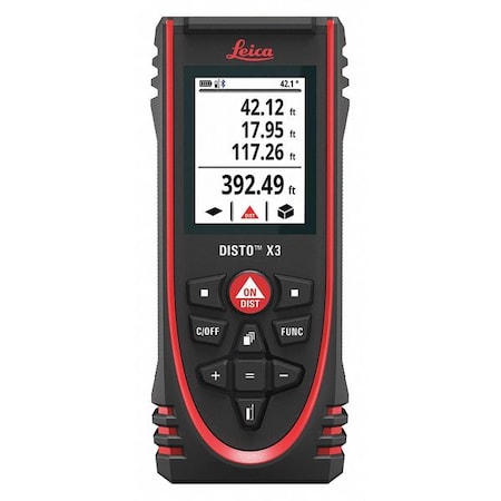 Laser Distance Meter, Color LCD