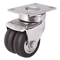 Plate Caster, 330 lb. Load Rating, Rigid