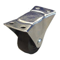 Plate Caster, 175 lb. Load Rating, Rigid