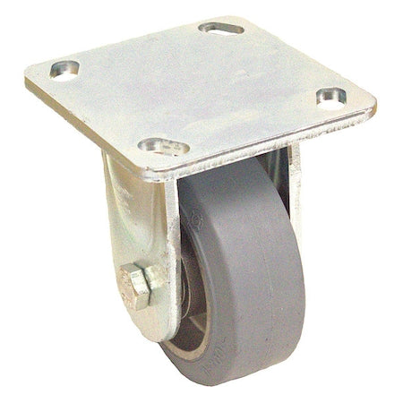 Plate Caster, 550 lb. Load Rating, Rigid