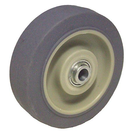 Caster Wheel, 325 lb. Load, Gray Wheel