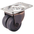 Plate Caster, 210 lb. Load Rating, Swivel