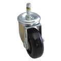 Stem Caster, 275 lb. Load, Black Wheel