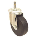 Stem Caster, 150 lb. Load, Black Wheel