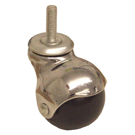Stem Caster, 80 lb. Load, Black Wheel