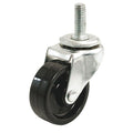 Stem Caster, 130 lb. Load, Black Wheel
