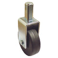 Stem Caster, 325 lb. Load, Black Wheel