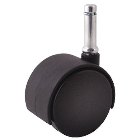 Stem Caster, 100 lb. Load, Black Wheel