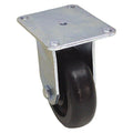 Plate Caster, Rigid, Polypropylene, 7 1/4"H