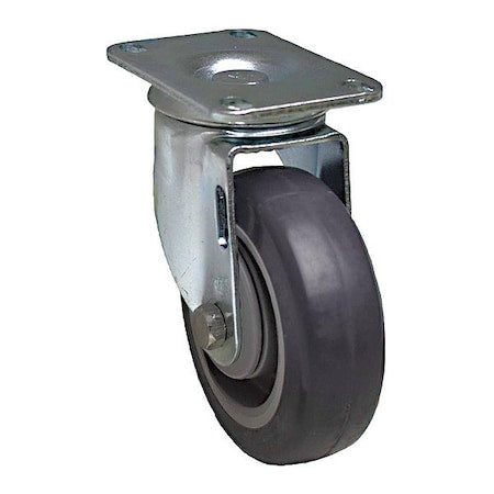 Plate Caster, 240 lb. Ld Rating, Plain