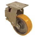 Plate Caster, Rigid, Polyurethane, 8 1/2"H