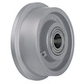 Single Flange Track Wheel, 3" Wheel Dia., 1540 lb Load Rating, Cast Iron
