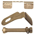 Caster Brake Kit, SS, Side Strap