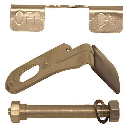 Caster Brake Kit, SS, Side Strap