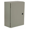 1/4 Turn Latch Electrical Enclosures, 36 in H, 10 in D, 30 in W, 12, 13, 3R, 4, Steel