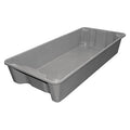 Stack & Nest Storage Container, 18.7 gal, 42-1/2 in L x 20 in W x 7-1/2 in H, Gray