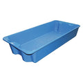 Stack & Nest Storage Container, 18.7 gal, 42-1/2 in L x 20 in W x 7-1/2 in H, Blue