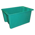 Stack & Nest Storage Container, 23.9 gal, 27-1/2 in L x 20 in W x 14-1/8 in H, Green