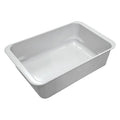 Nestable Storage Container, 2.8 gal, 17 in L x 11 in W x 5 in H, White