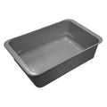 Nestable Storage Container, 2.8 gal, 17 in L x 11 in W x 5 in H, Gray