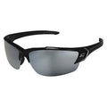 Khor G2, Safety Glasses, Anti-Scratch, Silver Mirror Lens, Black Frame, Half-Frame