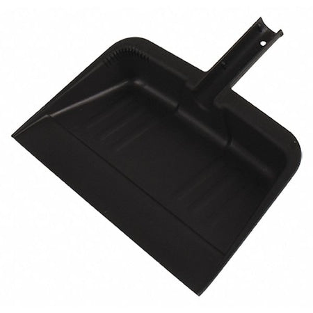 Portable Dustpan, Black, 12-1/4" L