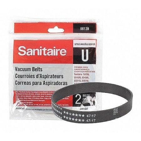 Upright Vacuum Belt, Flat, 24 PK