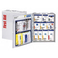 First Aid Kit and Housing, Metal Cabinet, 137 Components, 50 People Served