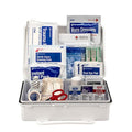 First Aid Kit and Housing, Plastic 89 Components, 25 People Served