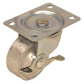 Plate Caster, Swivel, 2-1/2" Wheel dia.